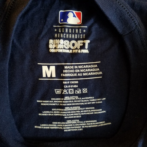 Boston Red Sox Men's Ring-Spun Cotton T-Shirt MLB - Picture 6 of 8